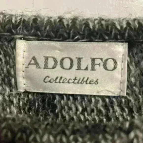 Adolfo collectible vintage sweater with shoulder pads, size L - Picture 2 of 9